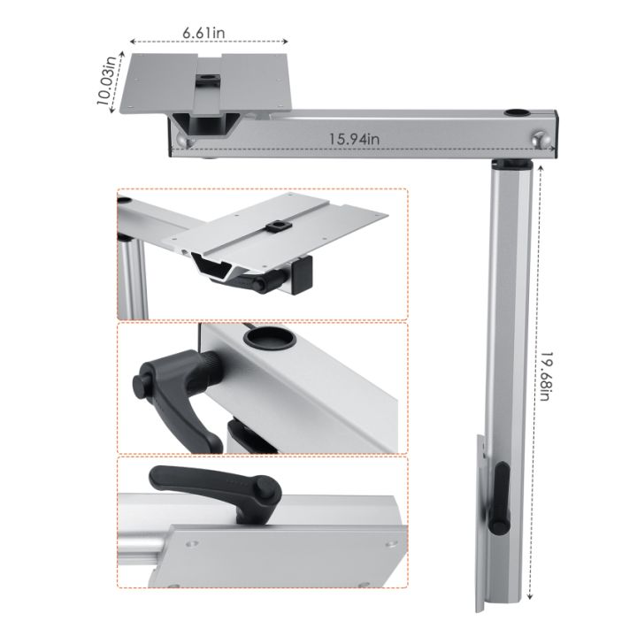 rv-ขาโต๊ะโต๊ะปรับขนาดได้หมุนได้360-ปรับความสูงได้ติดตั้งง่ายใช้สำหรับรถ-rv-แคมป์ปิ้ง