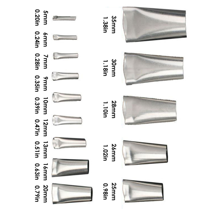 14ชิ้นเครื่องมือกาว-หัวฉีดกาวสแตนเลส-หัวฉีดกาวแก้ว