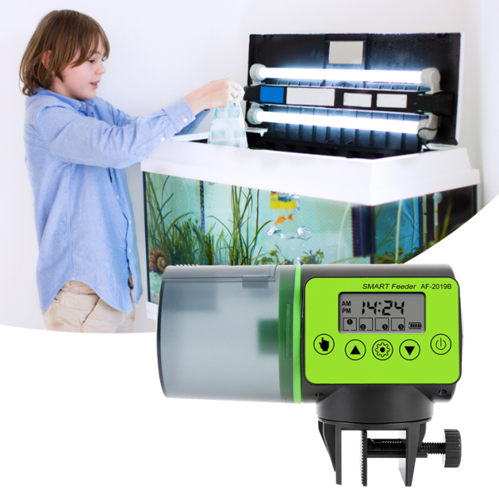 Automatic Fish FeederAquarium Electric Automatic Fish Feeder 200ML