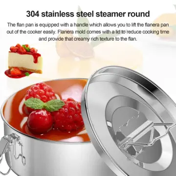 Stainless Steel Flan Pan, Flanera Mold Cooker For Baking