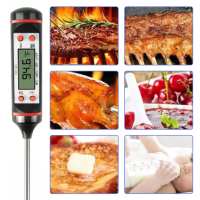 อาหารครัวเบเกอรี่ดิจิตอลเนื้อ T-Hermometer Liquid BBQ ขวดเครื่องตรวจอิเล็กทรอนิกส์ Th-Ermometer