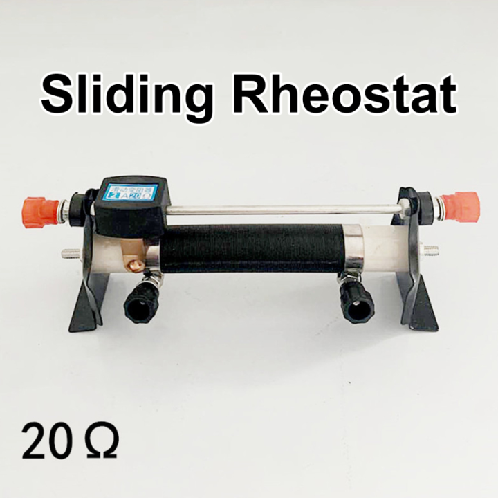 【High Quality】Laboratory 20 Ohms Slide Rheostat Electrical Experiment