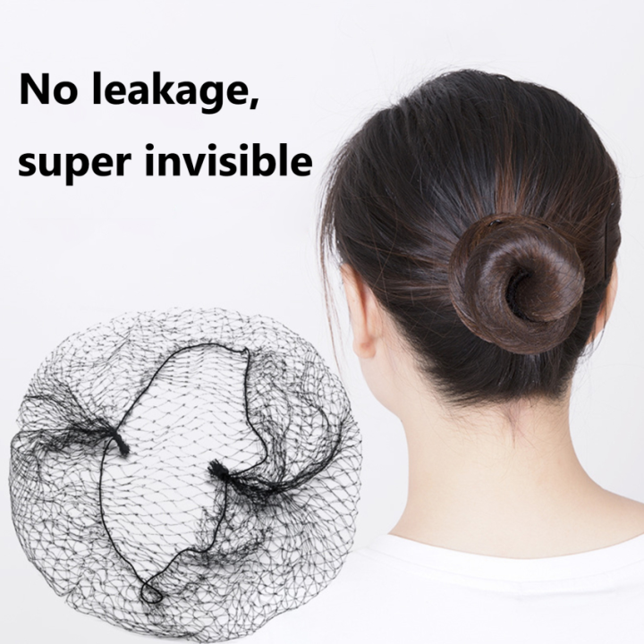 Five Colors Nylon Invisible Soft Elastic Lines Hair Net Lazada