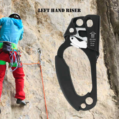 ซ้ายมืออุปกรณ์ปีนเขากลางแจ้งปีนเขาปีนเขาถ้ำ-เชือกมือ Climber