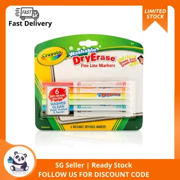 Crayola 586545 Take Note 12-Count 8 Assorted Color Chisel Tip Dry Erase  Markers