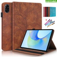 Casing Tablet สำหรับแผ่นเกียรติยศ X9แท็บเล็ต11 5นิ้วเคสแบบพับปิดได้หนังลายต้นไม้ลายนูนสำหรับแผ่นเกียรติยศ X9 X 9เคสสำหรับแผ่นเกียรติยศ X8 Pro 11.5นิ้ว2023