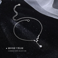 【wsf
】เครื่องประดับข้อเท้า BID Dipper เงิน990เงินสเตอร์ลิงแฟชั่นใหม่เรียบง่าย