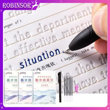 3 Books/Set English Reusable Copybook For Kids Calligraphy Learn Alphabet Children  Handwriting Practice Books For Student Libros