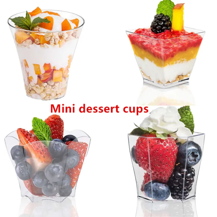 disposable mini dessert cups