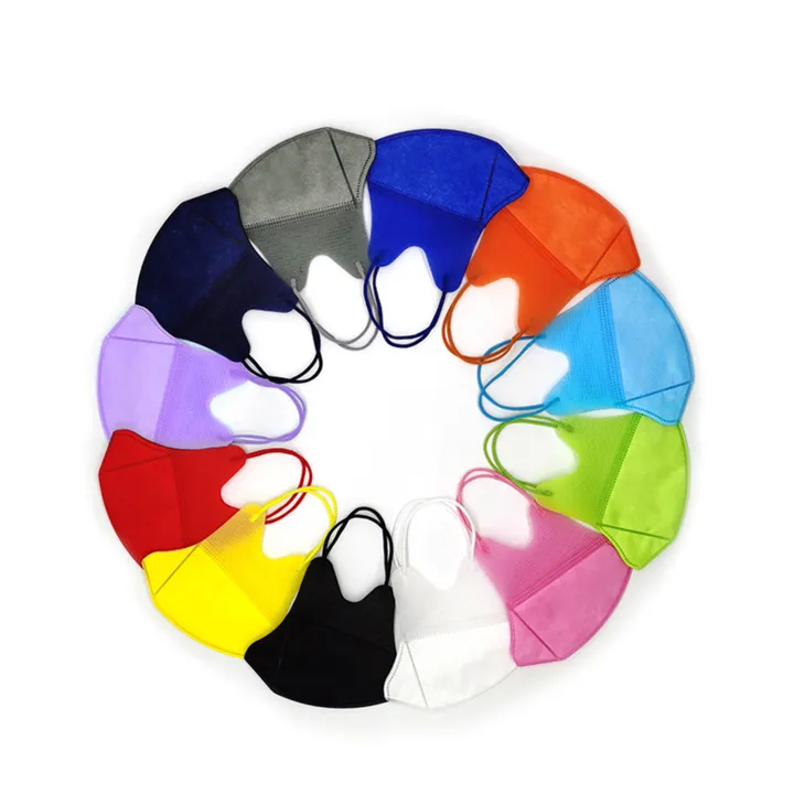 [EnidJuli] 100PCS Adult  3D Mask Duckbill Face Mask  3ply Breathe Easily Retouching The Face Colorful  Reusable   Duckbill Face Mask