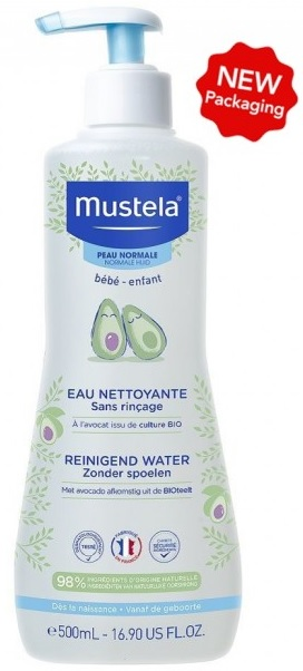 Mustela Eau Nettoyante Sans Rinçage à l'Avocat 300 ml
