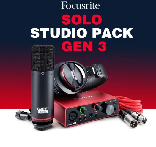 Focusrite Scarlett Solo Studio (Gen 3) 