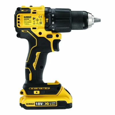 DEWALT สว่านกระแทกไร้สาย Atomic Brushless 20V DCD709L2-B1พร้อมแบตเตอรี่
3.0Ah DEWALT DCD709L2-B1 สีเหลือง