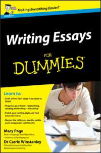 Believe you can ! Writing Essays for Dummies (For Dummies) -- Paperback [Paperback]