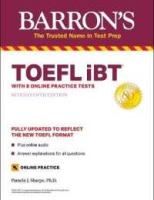 Must have kept  Barrons TOEFL iBT : With 8 Online Practice Tests (Barrons Toefl Ibt) (17th Paperback + Pass Code) [Paperback]