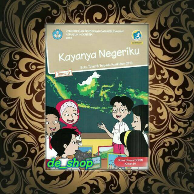 Buku Tematik Sd Kelas 4 Tema 9 Kayanya Negeriku Lazada Indonesia