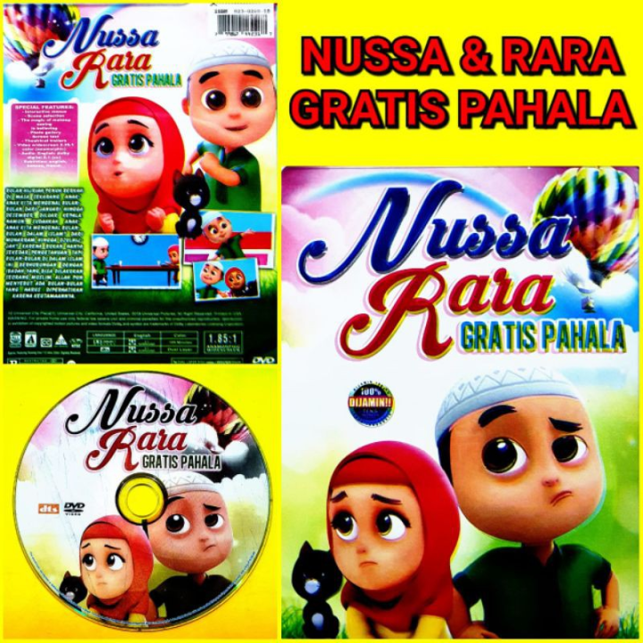 KASET FILM KARTUN ANAK ANAK TERBARU NUSSA RARA-VIDEO FILM EDUKASI ...