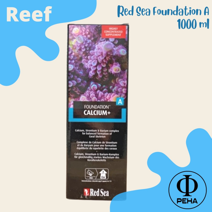 Red Sea Redsea Reef Foundation A Calcium+ Dosing Coral 1000 ml 1 Liter Lazada Indonesia