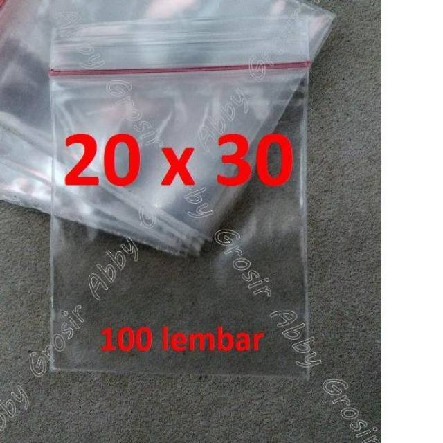 Plastik Klip Ukuran 20x30 Isi 100 Lembar Lazada Indonesia