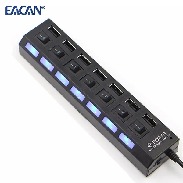 USB 2.0 Hubport 7x USB port On Off Switch | Lazada Indonesia