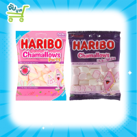 Haribo Chamallows Pink&amp;White Party ฮาริโบ้ มาร์ชเมลโล่ นำเข้าจากตุรกี มี 2 ขนาด (70/150กรัม)  trolli jelly belly