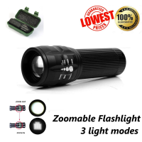 CH ไฟฉาย Aluminium Flashlight ไฟฉายพกพา ไฟฉายแรงสูง ไฟสปอร์ตไลท์