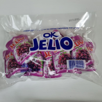 ?ราคาพิเศษ? (grape) Jelly Jelio Fruit Flavor 60g x 12 Envelope Jelly Drink เยลลี่ เจลีโอ รสผลไม้ 60 กรัม x 12 ซอง jelly drinkJR6.3758❤ถูกเวอร์❤