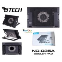 พัดลม Notebook Stand &amp; Cooling Gtech NC-035A  For 9-17