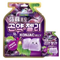 ?ของมีจำนวนจำกัด? (รสองุ่น200กรัม)  พร้อมส่งเยลลี่ญี่ปุ่น​ Captain Dolphin Konjac lellyนำเข้าจากญี่ปุ่น KM16.7012❤ส่งด่วน❤