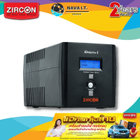 ลดราคา!!! เครื่องสำรองไฟ ยี่ห้อ ZIRCON รุ่น SMOOTH-i 1000VA 600W LCD ##สายชาร์จ สายแลน สายไฟ หูฟัง เมาส์ ลำโพง Wireless Bluetooth คอมพิวเตอร์ USB ปลั๊กไฟ HDMI