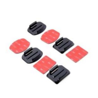 ✨✨#BEST SELLER SALE 4pcs Flat Mounts&amp;Curved Mounts + 3M Adhesive Pads Set for Gopro Hero 3 3+ 4 ##ที่ชาร์จ หูฟัง เคส Airpodss ลำโพง Wireless Bluetooth คอมพิวเตอร์ โทรศัพท์ USB ปลั๊ก เมาท์ HDMI สายคอมพิวเตอร์