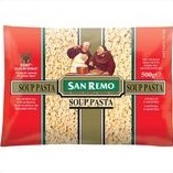 Sale Promotion ลองแล้วจะติดใจ? San Remo Soup Pasta พาสต้า ซุป 500กรัม ราคาถูกใจ