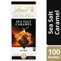 Happy moment with us ? Lindt Excellence Sea Salt Caramel Dark Chocolate Block 100g. ลินด์ เอี็กเชอร์ คาราเมล ช็อคโกแลต 100กรัม.?