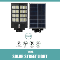 SEL ไฟโซล่าเซลล์   Led Twins 1500W ไฟถนนโซล่าเซลล์ สปอร์ตไลท์   ไฟ   Outdoor lighting Solar light  พลังงานแสงอาทิตย์