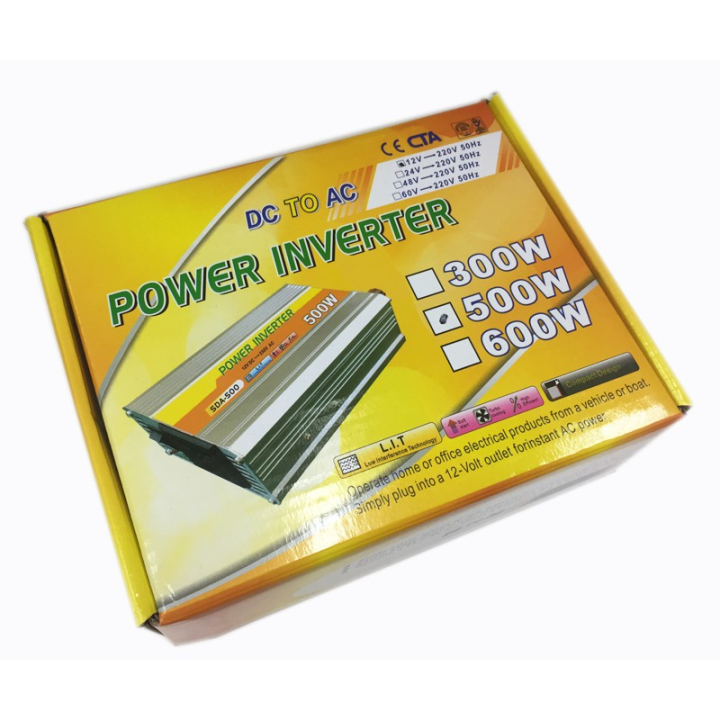 ลดราคา-inverter-sda-500a-500w-dc-12v-to-ac-220v-อินเวอร์เตอร์-แปลงไฟรถยนต์เป็นไฟบ้าน-ชิ้นส่วนคอมพิวเตอร์-จอมอนิเตอร์-เมนบอร์ด-cpu-computer-cases-hub-switch-กราฟฟิคการ์ด-gaming