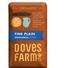 Sale Promotion ลองแล้วจะติดใจ? Doves Farm Fine Plain Whole Meal Flour แป้ง สาลี ไม่ขัด แบบ ละเอียด โดฟส์ฟาร์ม 1 กิโลกรัม