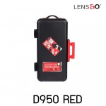 ถูกที่สุด!!! LENS GO Luggage Battery&amp;card case 15.5*7.5*3.5cm ( Red ) ##กล้องถ่ายรูป ถ่ายภาพ ฟิล์ม อุปกรณ์กล้อง สายชาร์จ แท่นชาร์จ Camera Adapter Battery อะไหล่กล้อง เคส