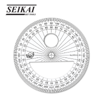 SEIKAI แผ่นอะคริลิค Protractor 360 B SE07512