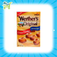 เวอร์เธอร์ ออริจินัล ไม่มีน้ำตาล ซูการ์ฟรี แคนดี้ 42กรัม Werthers Original Sugar Free Candies