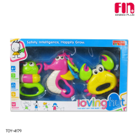 .ของเล่น ถูก ตัวต่อ โมเดล. FIN เซ็ทของเล่นเขย่ามือ รุ่น TOY-4179 .เสริมสร้างพัฒนาการสมอง เกมครอบครัว.