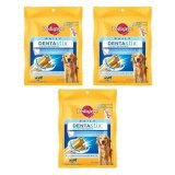 KIK ขนมสุนัข Pedigree Daily DentaStix for Adult Medium to Large Dog 300g (3packs) เพดดีกรี เดนต้าสติ๊ก  สุนัขโต ขนมหมา  สำหรับสุนัข