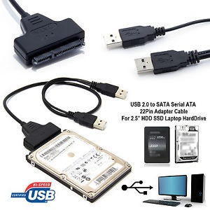 HOT!!ลดราคา Usb 2.0 To Sata 7 15 Pin Adapter Cable ##ที่ชาร์จ แท็บเล็ต ไร้สาย เสียง หูฟัง เคส Airpodss ลำโพง Wireless Bluetooth โทรศัพท์ USB ปลั๊ก เมาท์ HDMI สายคอมพิวเตอร์