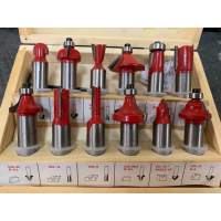 ถูกที่สุด!!! ชุดดอกเร้าเตอร์/ทริมเมอร์(1/2") แกนขนาด 4หุน ( 12.7 mm ) 12 PCS ROUTER BIT SET งาน เซาะร่อง ขุด แกะลวดลาย ##ของใช้ในบ้าน เครื่องใช้ในบ้าน เครื่องใช้ไฟฟ้า . ตกแต่งบ้าน บ้านและสวน บ้าน ห้อง ห้องครัว ห้องน้ำ .