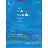 CC ..เหมาะเป็นของฝากของขวัญได้ Gift.. Piano Scales &amp; Arpeggios, Grade 6 เสียงและอาร์เปจโจ เปียโน เกรดหก ..ผลิตจากวัสดุวัตถุดิบคุณภาพดี..