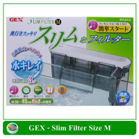 KO อุปกรณ์ตู้ปลา GEX กรองแขวนตู้ปลา Slim Filter Size M สำหรับตู้ขนาด 12-18 นิ้ว อุปกรณ์เลี้ยงปลา เลี้ยงปลา