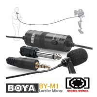 SALE BOYA BY-M1 (Clip Microphone) ไมค์หนีบปกเสื้อ ##กล้องถ่ายรูป ถ่ายภาพ ฟิล์ม อุปกรณ์กล้อง สายชาร์จ แท่นชาร์จ Camera Adapter Battery อะไหล่กล้อง เคส