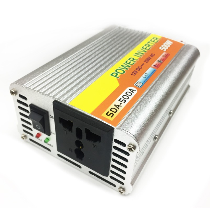 ลดราคา-inverter-sda-500a-500w-dc-12v-to-ac-220v-อินเวอร์เตอร์-แปลงไฟรถยนต์เป็นไฟบ้าน-ชิ้นส่วนคอมพิวเตอร์-จอมอนิเตอร์-เมนบอร์ด-cpu-computer-cases-hub-switch-กราฟฟิคการ์ด-gaming