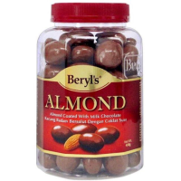 ✨ถูกที่สุด✨ (Milk Choc ฝาแดง) ช็อกโกแลตไส้อัลมอนต์ Beryls Almond Chocolste 450 กรัม ช็อคโกแลตKM7.4524✨สินค้ามาใหม่✨