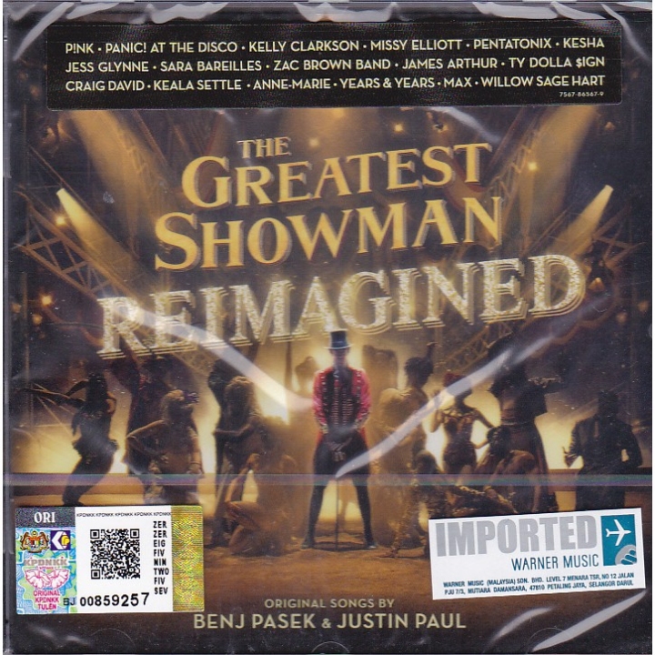 Various - The Greatest Showman Reimagined ( Imported Cd ) [ Pink Kelly 