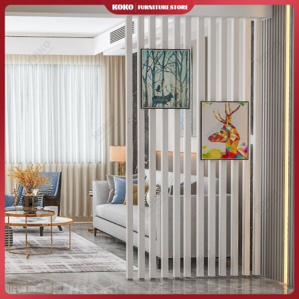 Screen partition Nordic metal screen partition living room simple ...